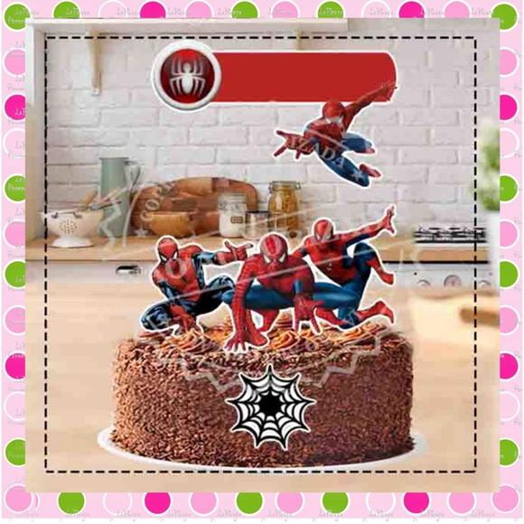 Topo de Bolo Homem Aranha