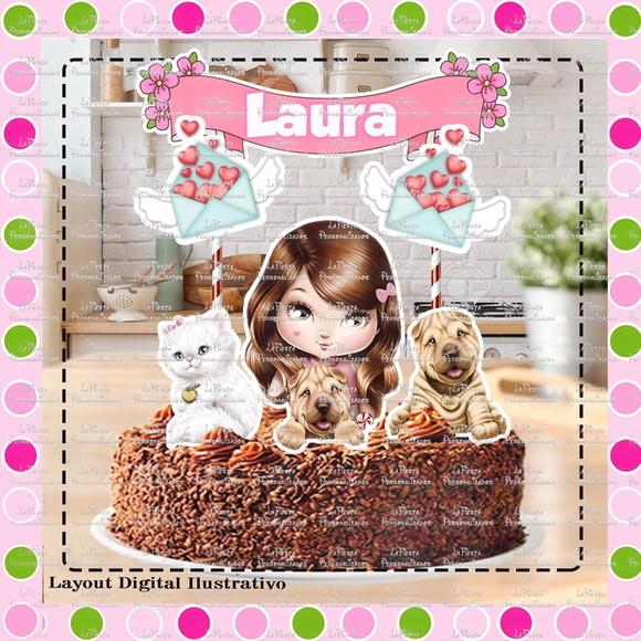 Topo de Bolo Jolie