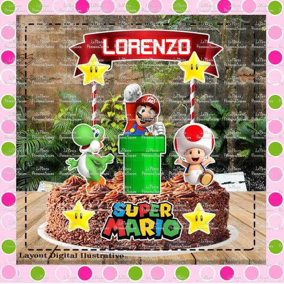 Topo de Bolo Mario Brós