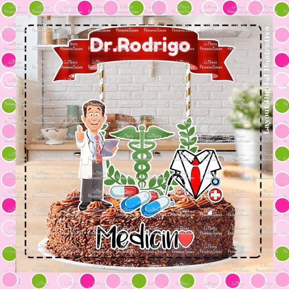 Topo de Bolo Medicina