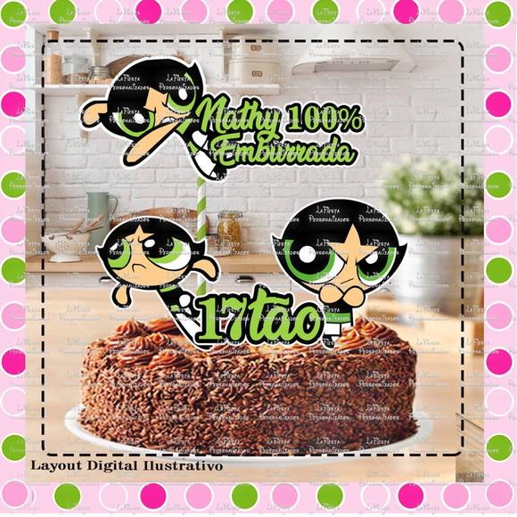 Topo de Bolo Meninas Super Poderosas