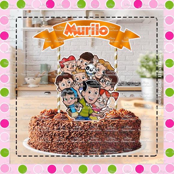 Topo de Bolo Midinho, o Pequeno Missionário
