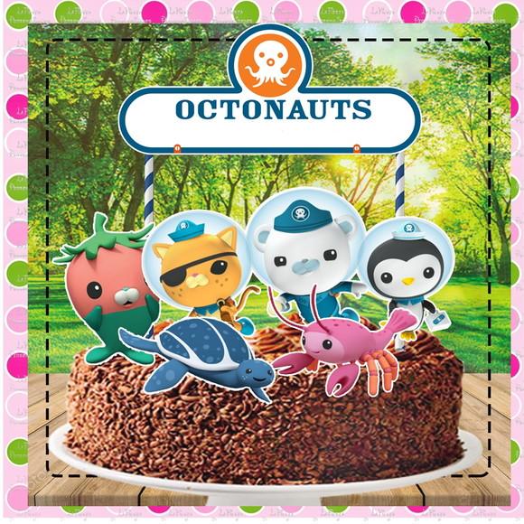 Topo de Bolo Octonautas