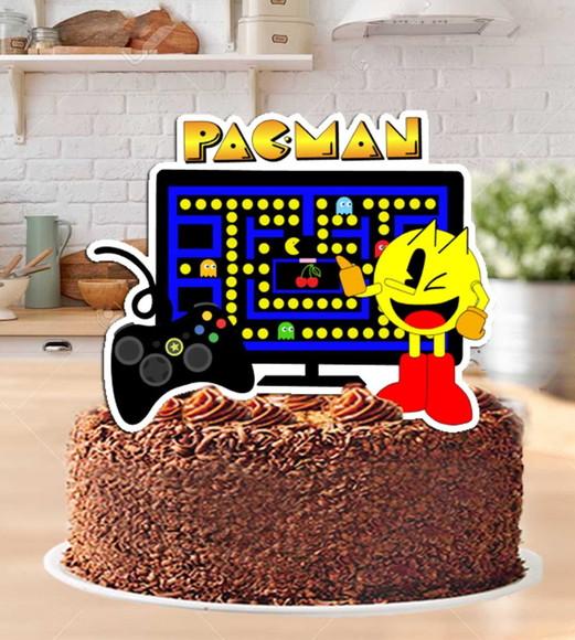 Topo de Bolo Pacman