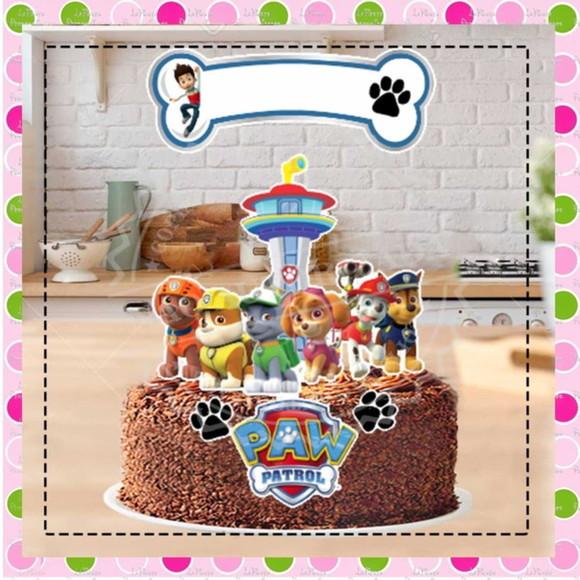 Topo de Bolo Patrulha Canina