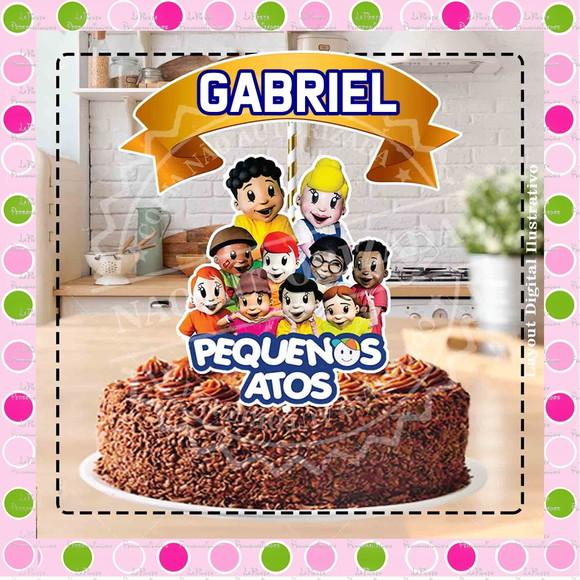 Topo de Bolo Pequenos Atos