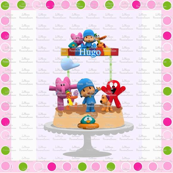 Topo de Bolo Pocoyo