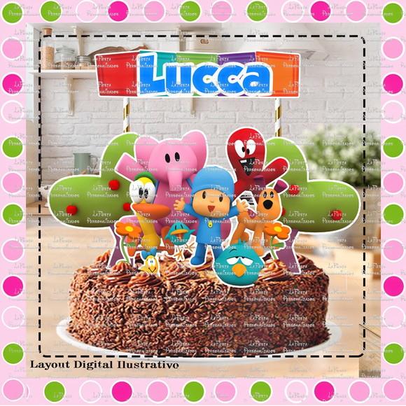 Topo de Bolo Pocoyo