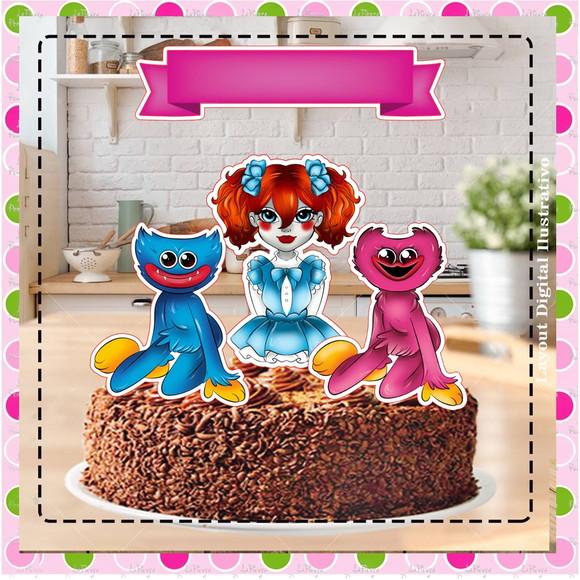 Topo de Bolo Poppy Playtime