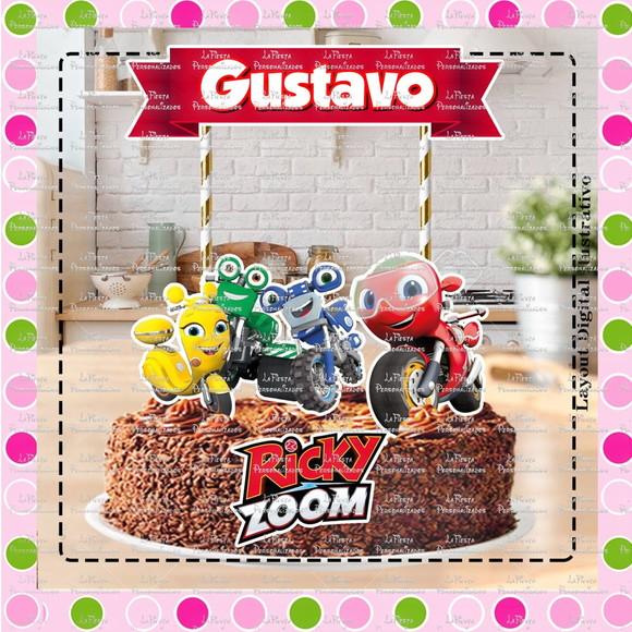 Topo de Bolo Ricky Zoom
