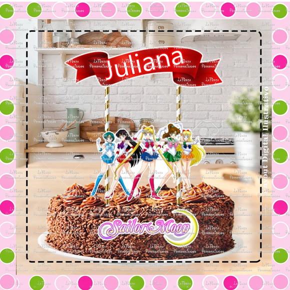 Topo de Bolo Sailor Moon