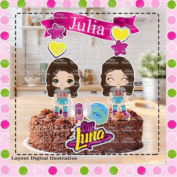 Topo de Bolo Soy Luna
