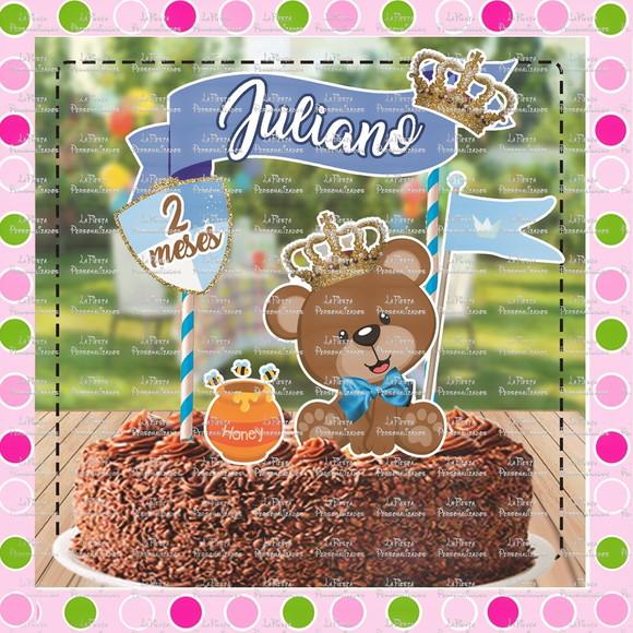 Topo de Bolo Urso