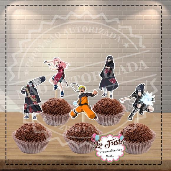 Topper Tag para Docinhos Naruto