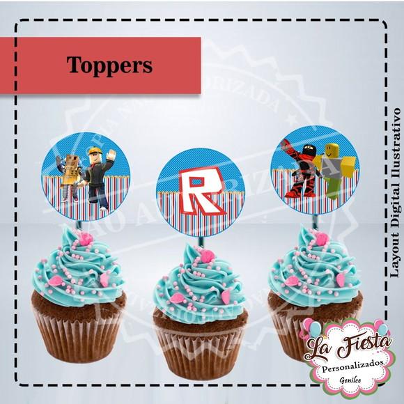 Toppers para Cupcake Roblox