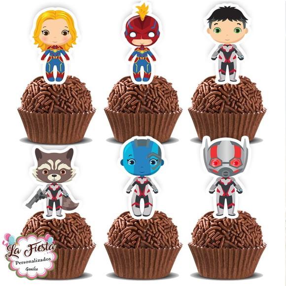 Toppers para Docinho Avengers Vingadores