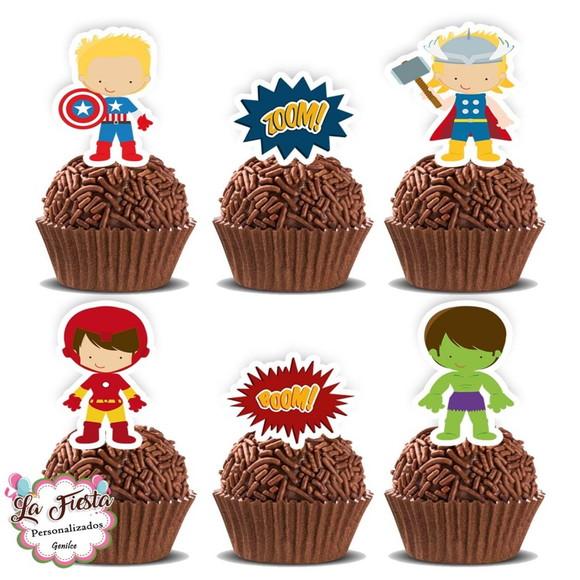 Toppers para Docinho Avengers Vingadores