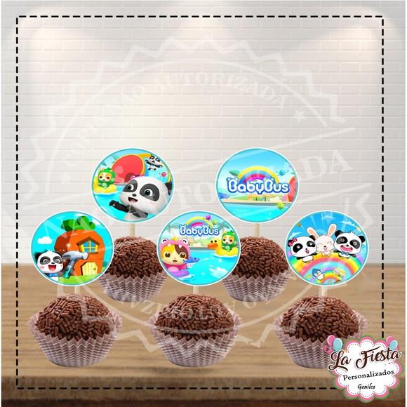 Toppers para docinho Baby Bus