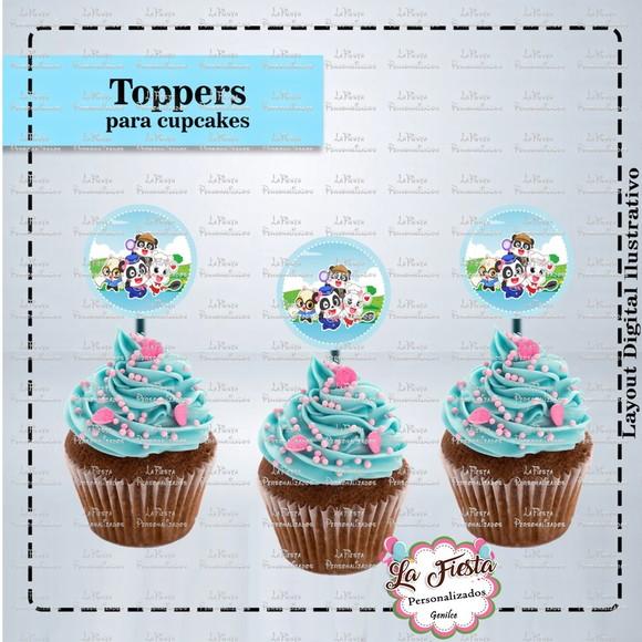 Toppers para docinho Baby Bus