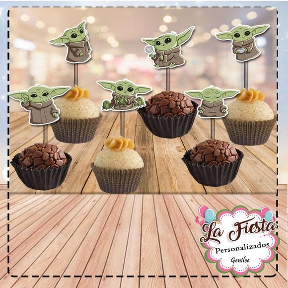 Toppers para Docinho Baby Yoda
