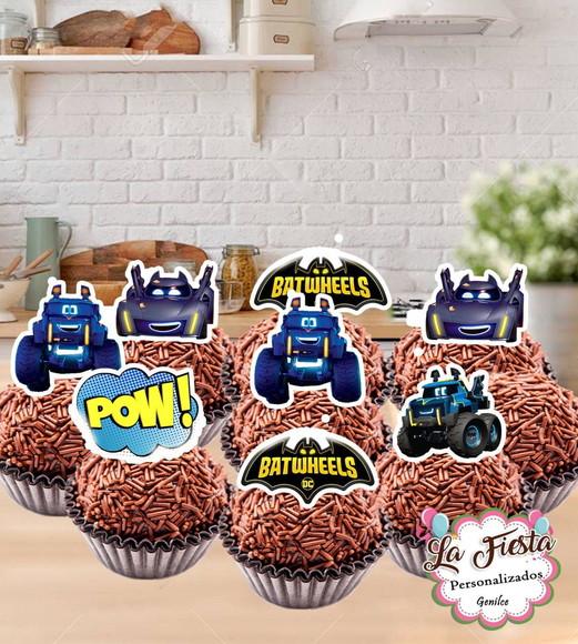 Toppers para Docinho Batwheels
