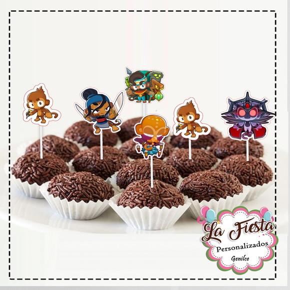 Toppers para Docinho Bloons Td 6