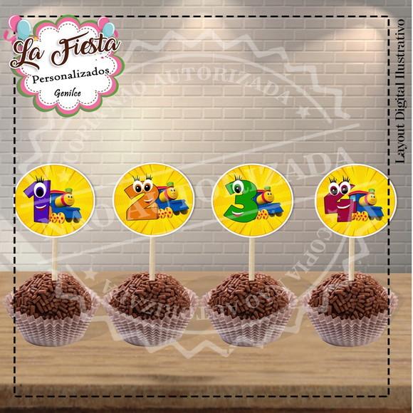Toppers para docinho Bob o Trem