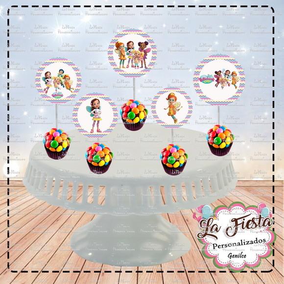 Toppers para docinho Butterbean's Café