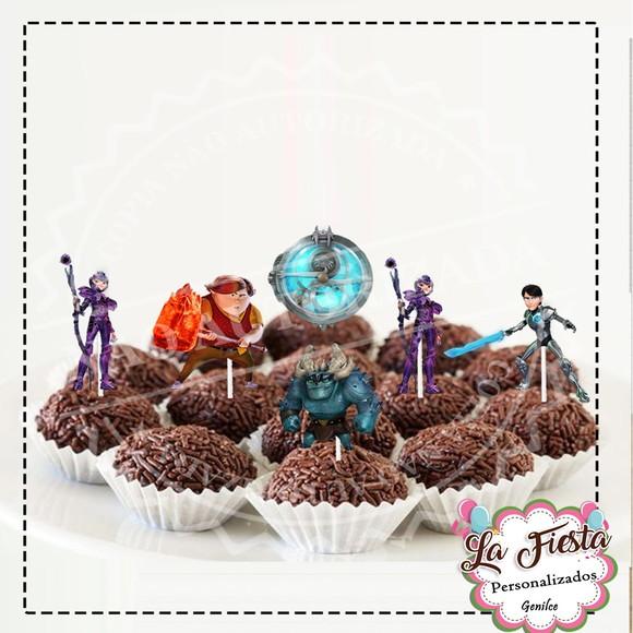 Toppers para docinho Caçador de Trolls