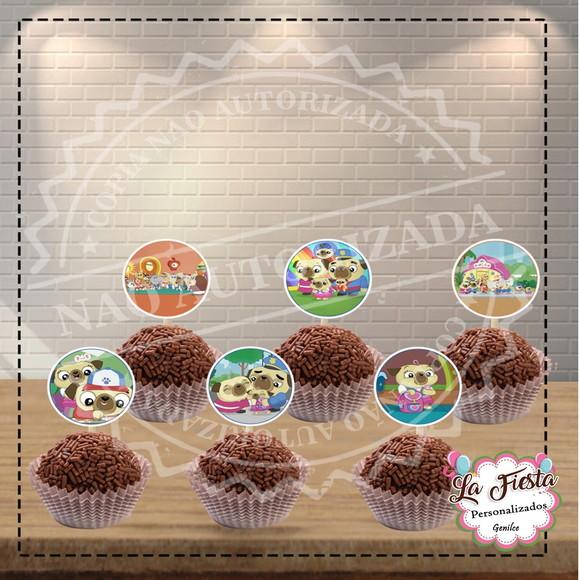 Toppers para docinho Chip e Potato