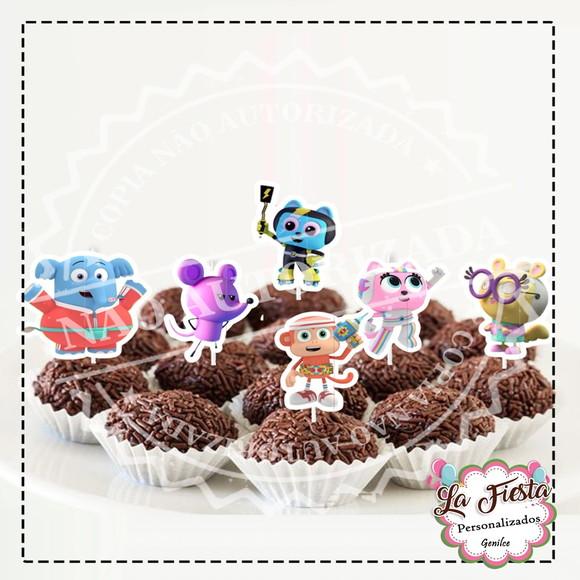 Toppers para docinho Chico Bon Bon