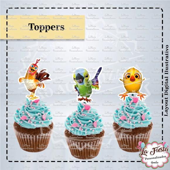 Toppers para docinho Fazenda do Zenon