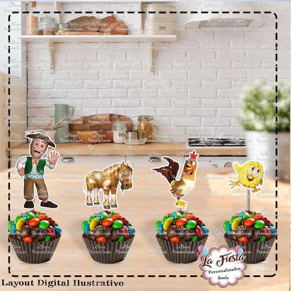 Toppers para Docinho Fazenda do Zenon