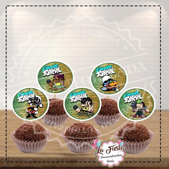 Toppers para docinho Friday Night Funkin