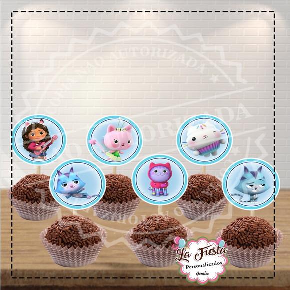 Toppers para docinho Gabby's Dollhouse
