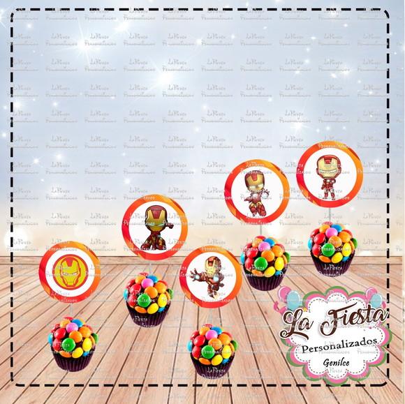 Toppers para docinho Homem de Ferro