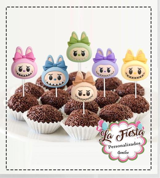 Toppers para Docinho Labubu