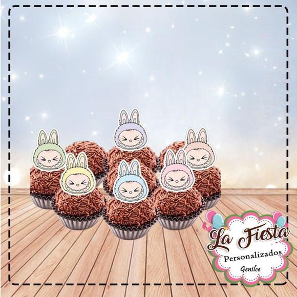 Toppers para Docinho Labubu