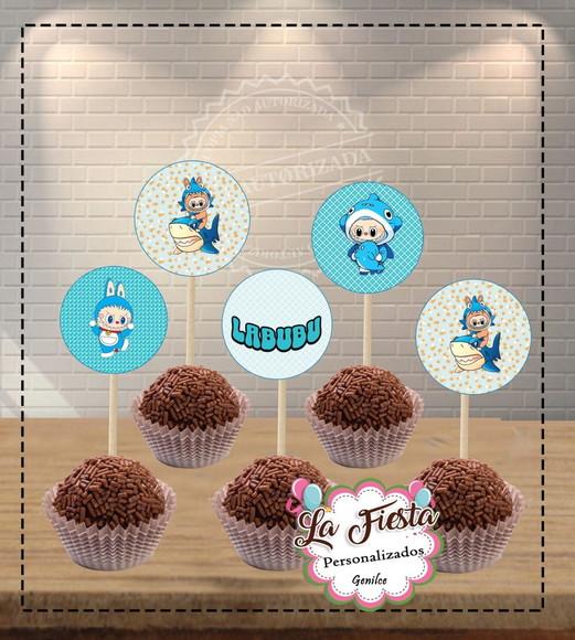 Toppers para Docinho Labubu