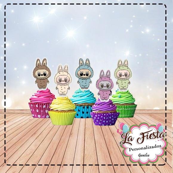 Toppers para Docinho Labubu