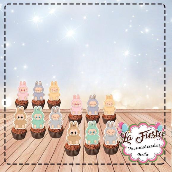 Toppers para Docinho Labubu