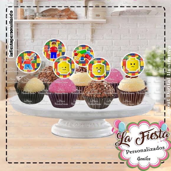 Toppers para docinho Lego Tradicional