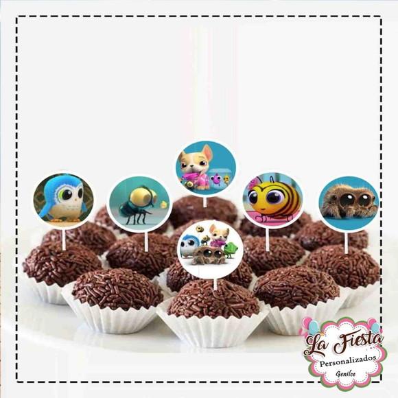 Toppers para Docinho Lucas a Aranha Spider