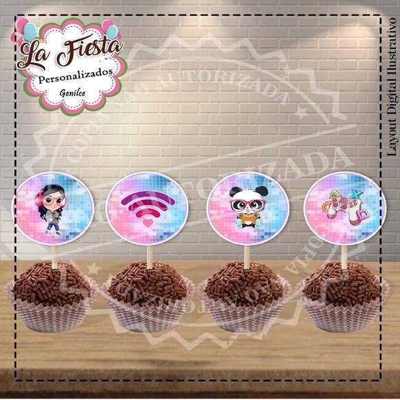 Toppers para docinho Luluca