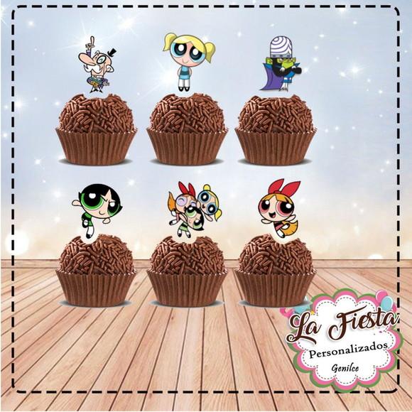 Toppers para Docinho Meninas Super Poderosas