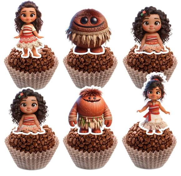 Toppers para Docinho Moana