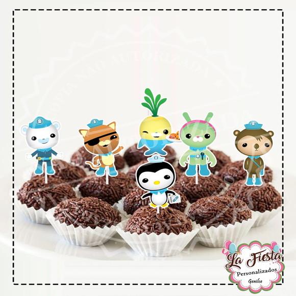 Toppers para docinho Octonautas