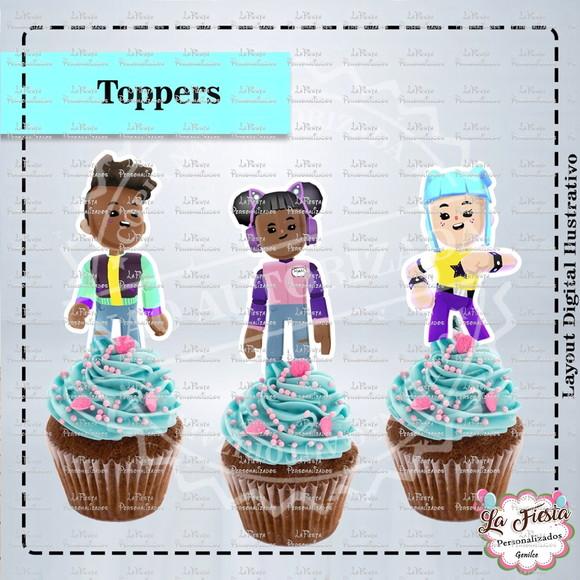 Toppers para docinho PKXD
