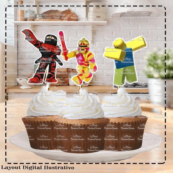 Toppers para docinho Roblox