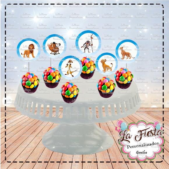 Toppers para docinho Rei Leão